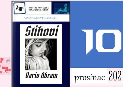 PROFESORI PIŠU za prosinac 2021. Dario Abram, Stihovi